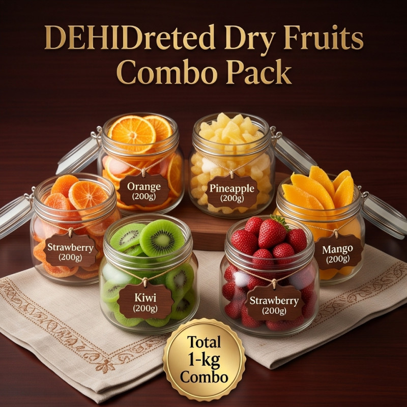 Dehydrated Dry Fruits Combo (1KG)